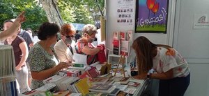Firma de ejemplares en Feria Libro Granada. Octubre 2021