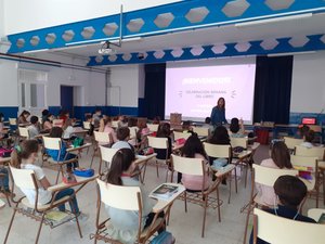 21-abr-22: Sesiones fomento de la lectura en CEIP Santo Ángel de Zújar (Granada)