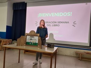 21-abr-22: Sesiones fomento de la lectura en CEIP Santo Ángel de Zújar (Granada)